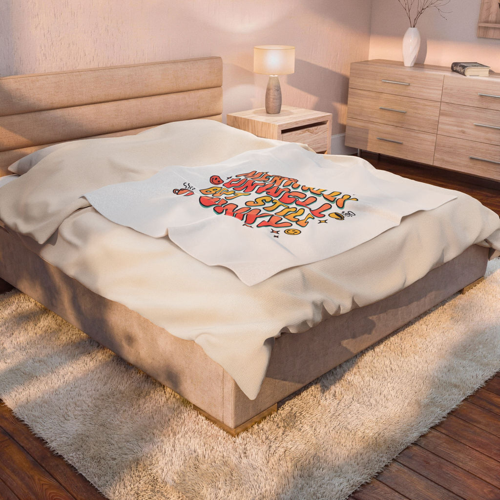 Mentally Unwell But Still Funny Blanket | mental health humor, wellness sarcasm